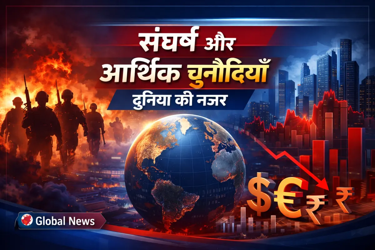 संघर्ष और आर्थिक चुनौतियों पर दुनिया की नजर