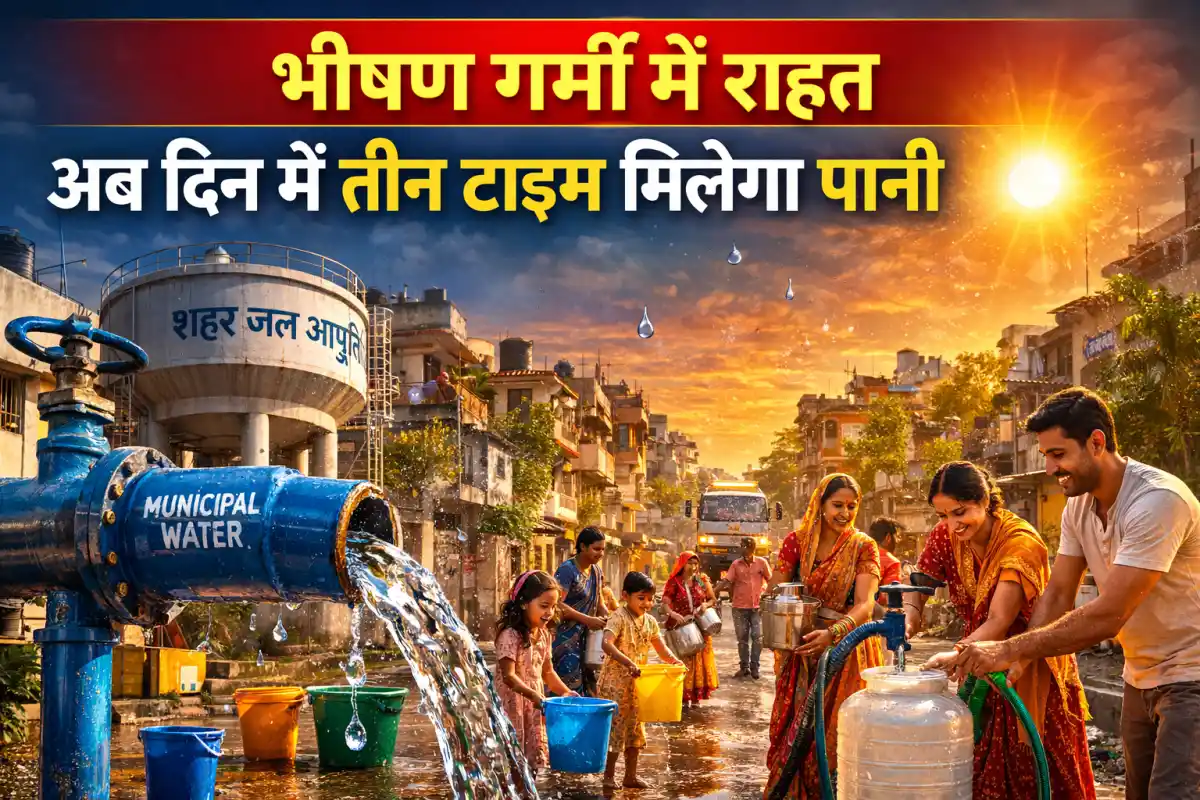 गर्मी में पानी की बढ़ती मांग के बीच राहत