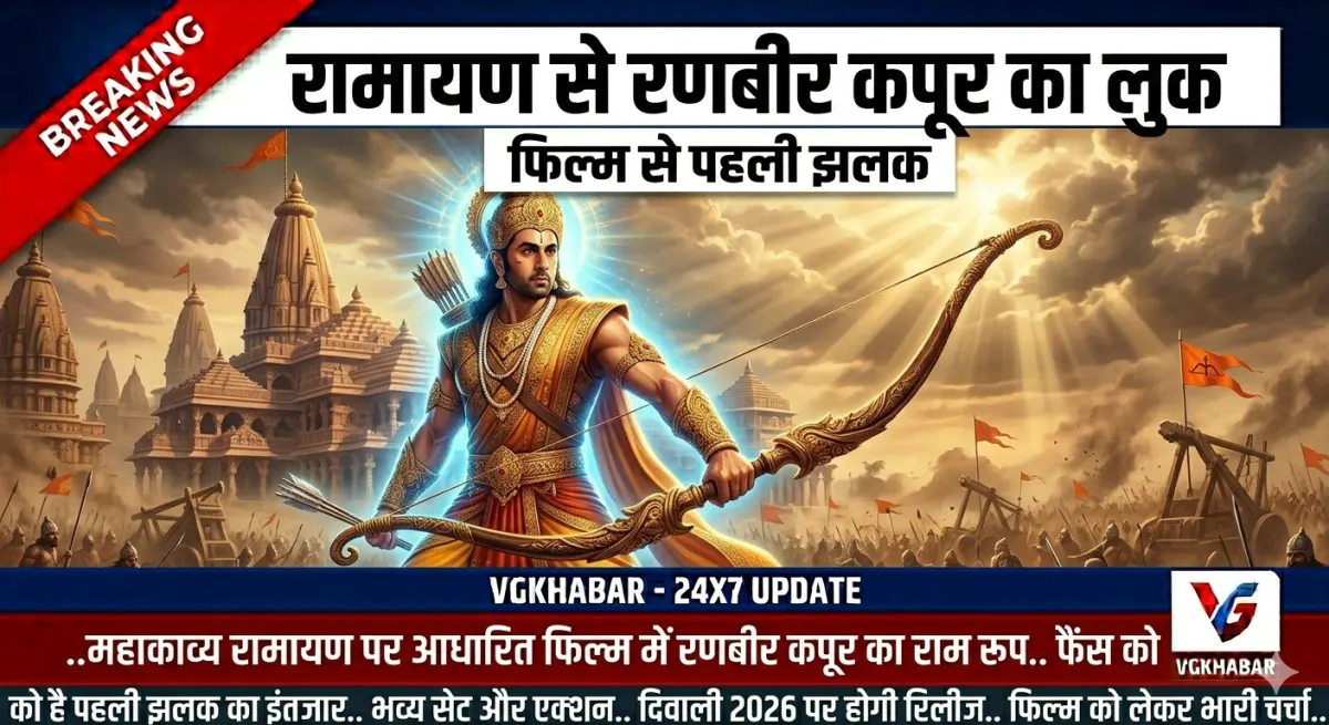 रामायण फिल्म से रणबीर कपूर लुक