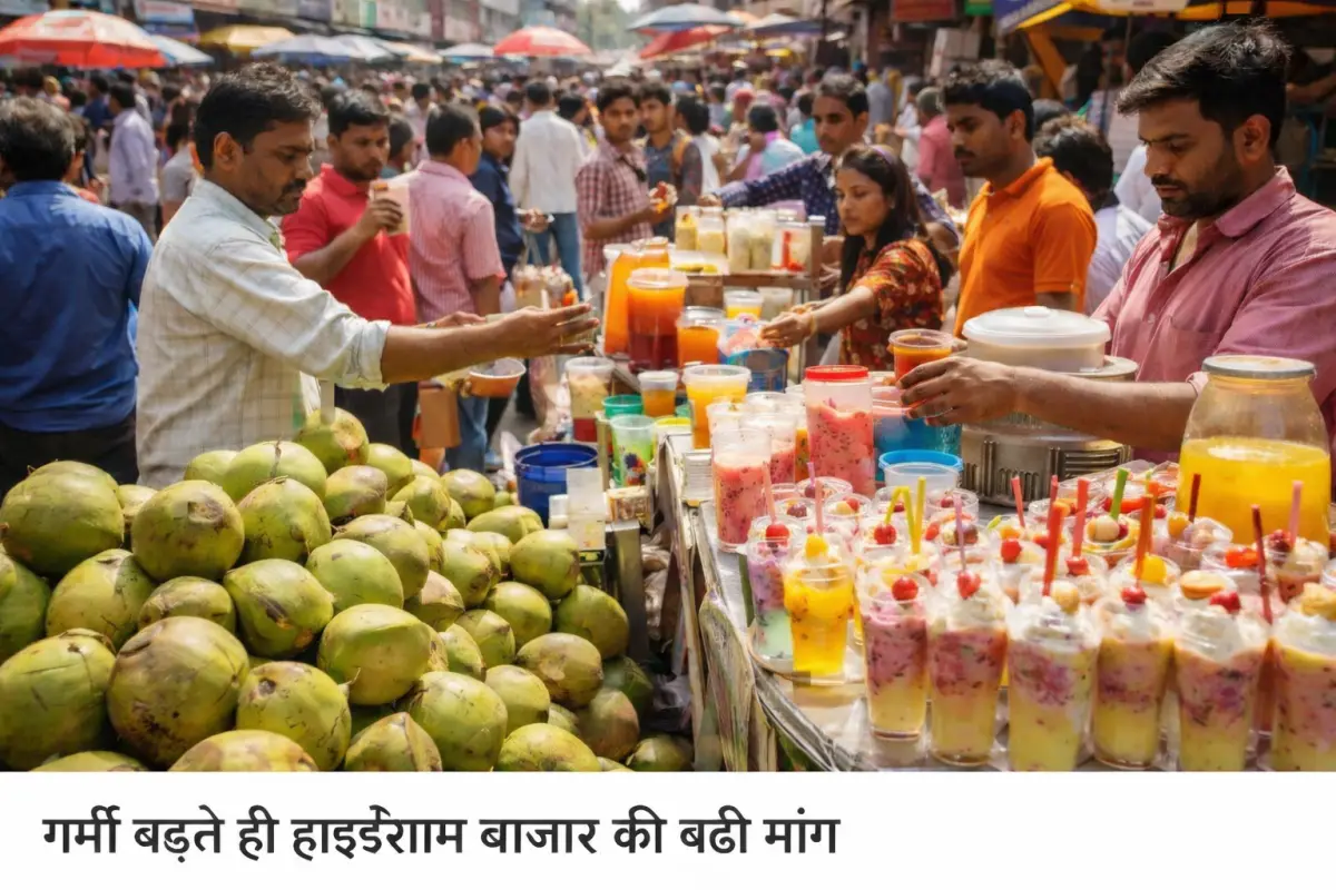 गर्मी बढ़ते ही हाइड्रेशन बाजार की बढ़ी मांग