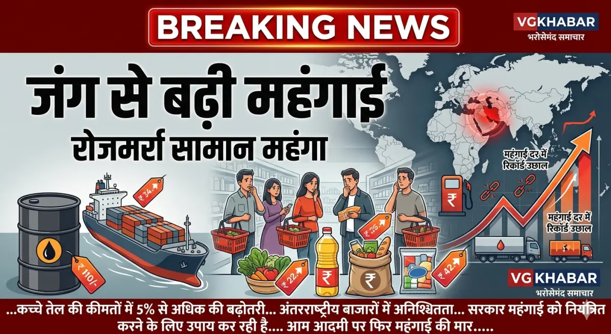 ईरान जंग से बढ़ी रोजमर्रा सामान महंगाई