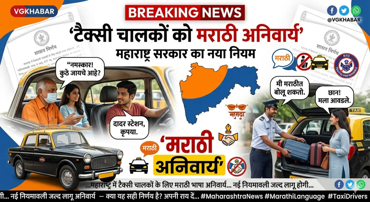 महाराष्ट्र में टैक्सी चालकों को मराठी अनिवार्य