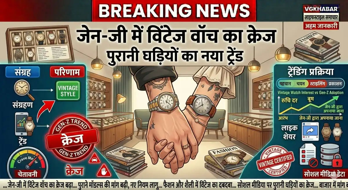 जेन-जी में विंटेज वॉच का क्रेज