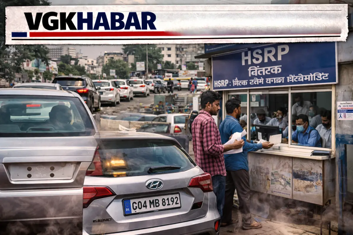 रायपुर में HSRP प्लेट को लेकर परेशानी