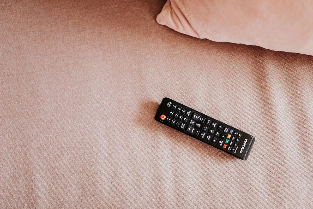 Home entertainment setup with streaming services