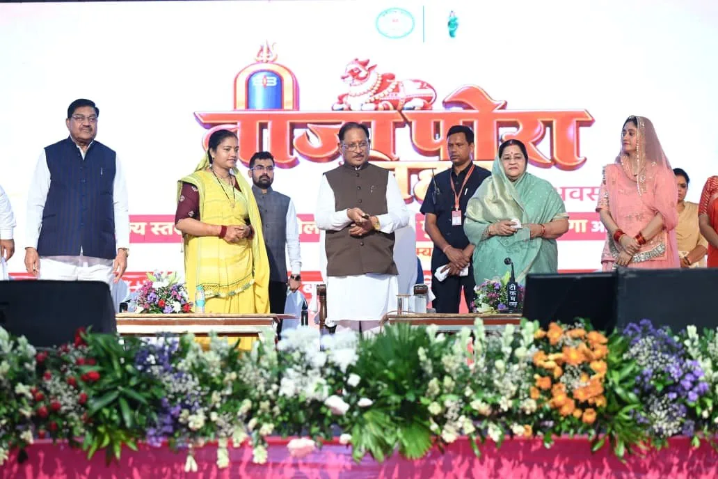 मुख्यमंत्री निवास में उमड़ा मातृशक्ति का सैलाब, विष्णु भैया के घर बहनों ने मनाया तीजा-पोरा तिहार