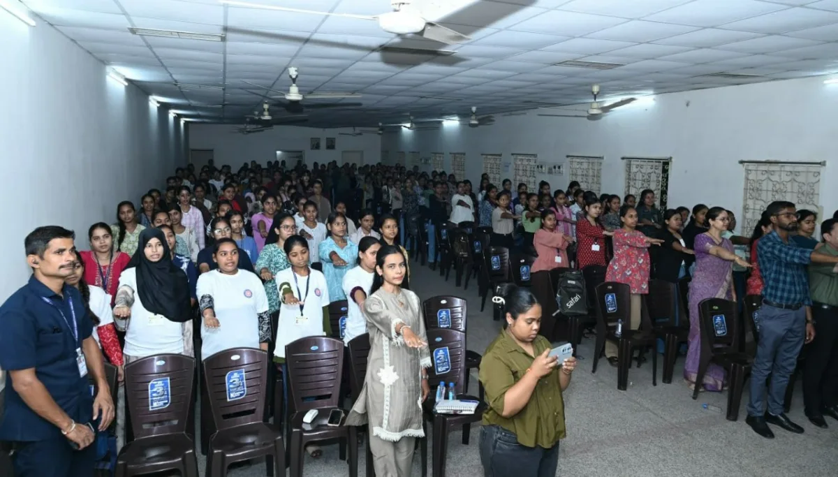 रायपुर में नशा मुक्त युवा और विकसित भारत अभियान का शुभारंभ युवाओं ने ली स्वस्थ जीवन की शपथ