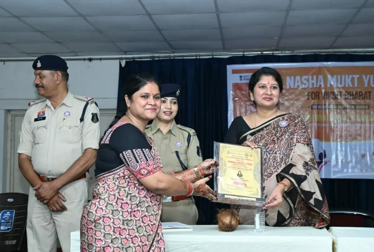 रायपुर में नशा मुक्त युवा और विकसित भारत अभियान का शुभारंभ युवाओं ने ली स्वस्थ जीवन की शपथ