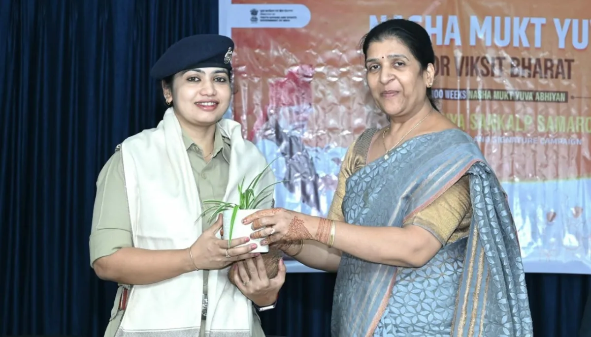रायपुर में नशा मुक्त युवा और विकसित भारत अभियान का शुभारंभ युवाओं ने ली स्वस्थ जीवन की शपथ